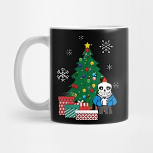 Sans Around The Christmas Tree Undertale Mug